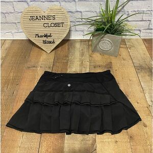 Lululemon Run Pace Setter Skirt Skort Black